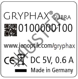 GRYPHAX type label